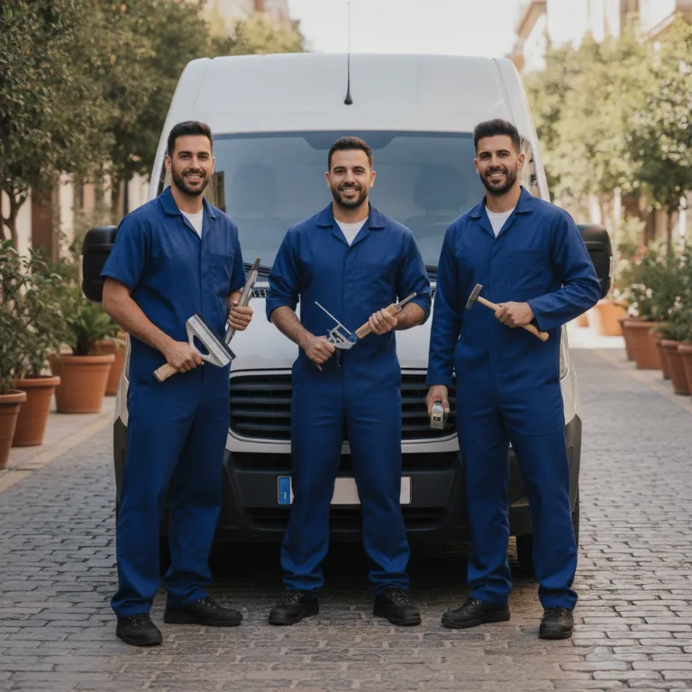 Cristalero equipo en Valdemoro